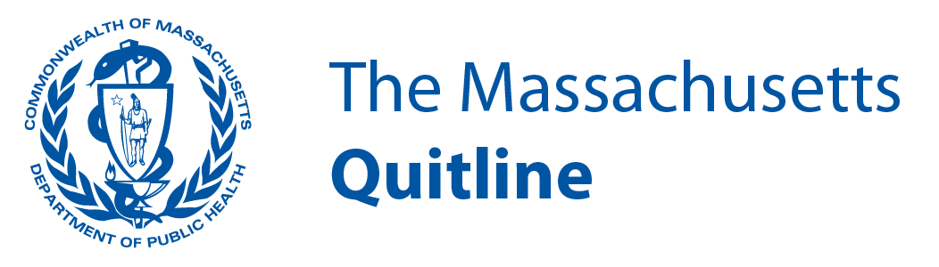 The Massachusetts Quitline Logo activate to go to home